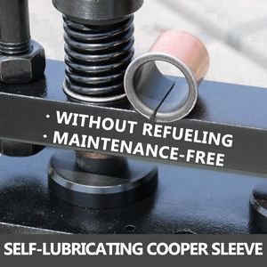 Macchina Manuale per Taglio e Goffratura 260x150 mm, Pressa Superiore per Taglio Pelle - Product Image 4