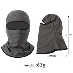 Pasamontañas de Forro Polar Cortavientos para Invierno, Máscara Térmica para Moto, Estilo Personalizable, Transpirable e Impermeable - Product Image 5