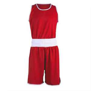 Ensemble d'uniformes de boxe unisexe pour adultes, logo personnalisé, 100% polyester, séchage rapide, léger, vêtements de kick-boxing et d'arts martiaux - Product Image 6
