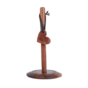 Porte-rouleau de cuisine en bois d'acacia de qualité supérieure, support à papier essuie-tout en bois artisanal pour cuisine et restaurant, vente en gros d'usine au Vietnam - Product Image 2