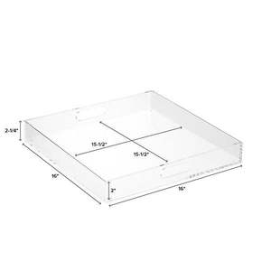 Plateau de service flexible en acrylique laqué pour la cuisine, design moderne, à un seul niveau, pour le service des aliments et des boissons - Product Image 2