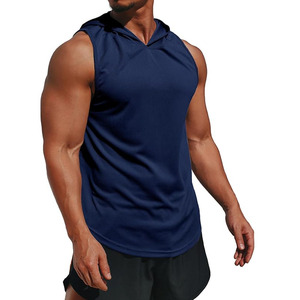 Débardeur de sport respirant 100 % coton pour homme, col rond, impression numérique personnalisée, 275 GSM, fabricant de vêtements de sport OEM - Product Image 3