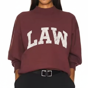 Haut d'hiver décontracté pour femme 2026, style urbain, col roulé oversize, coupe décontractée, face en polaire, look contemporain, confortable pour le quotidien - Product Image 1