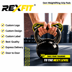 Custom Logo Weightlifting Grip Pads for Gym Workout <b>Equipment</b> Wholesale <b>Fitness</b> <b>Accessories</b> Manufacturer - Product Image 4