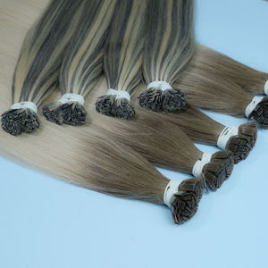 Human Hair Extension Remy Flat Tip Keratin Hair Ombre Double Drawn Wholesale Price No Synthetic made in VietNam - Product Image 5