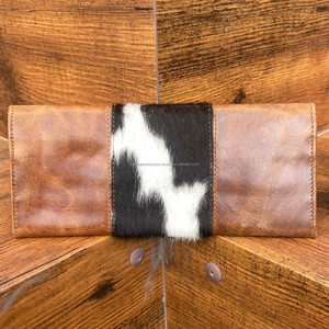 2024ใหม่กระเป๋าสตางค์ใบยาวสามพับหนังวัวคุณภาพสูงสำหรับผู้หญิงที่ใส่บัตรเครดิตหนังแท้หรูหรา - Product Image 4