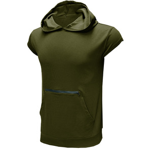 Cotton/Polyester Sleeveless Sports Vest for Men <b>with</b> Custom Logo Gym Hoodie Quick Dry & Breathable 180g Casual Fitness Tank <b>Top</b> - Product Image 4