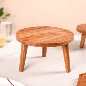 Bandeja de Madera Pura Profesional para Servir Postres, Diseño Artesanal Hecho a Mano, Plato Multiusos para Uso en Hoteles y Restaurantes - Product Image 3