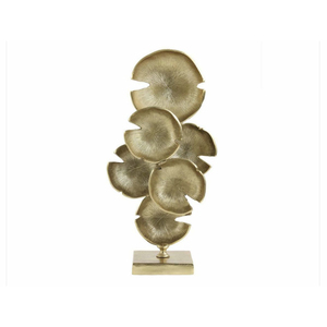 Sculpture abstraite en feuille d'argent de grande qualité, statue de table pour salon, hall d'hôtel et décoration de bureau contemporaine - Product Image 2