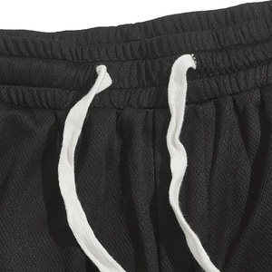 Short de plage de jogging d'été pour hommes personnalisé 2 pièces avec cordon de serrage à la taille imprimé lettre élastique polyester décontracté brodé - Product Image 4