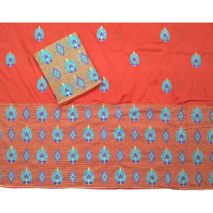 El último y deslumbrante George Wrapper nigeriano de The Timeless Grace con bordados y un intrincado diseño de trabajo de calado para bodas. - Product Image 6