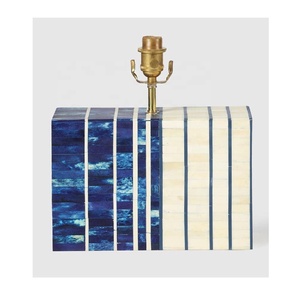 New Arrival Simple Electronic Bone Lamps <b>Table</b> Lamp Shade Lining Pattern for Bedside Living Room Hallway Office Side <b>Table</b> - Product Image 4