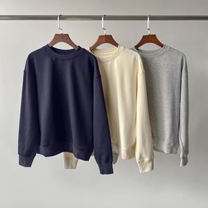 Sudadera de Invierno de Alta Calidad Personalizada con Estampado y Bordado, Forrada, Lavada, Oversize, con Hombros Caídos, para Mujer - Product Image 1