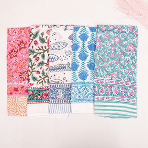 Premium Quality Block Printed Colorful Eco Friendly Bandana <b>Square</b> <b>Scarf</b> Multi-Use Fashion Wristband - Product Image 6