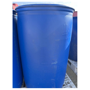 Tambor de Plástico de 55 Galones con Tapa Abierta, Tambor de Plástico Azul de 200 Litros con Tapa con Cierre - Product Image 1