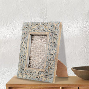 Marco de Fotos Contemporáneo de Madera Sólida, Diseño Limpio, para Exhibición en Escritorio o Mesa, para Hogar Moderno - Product Image 5