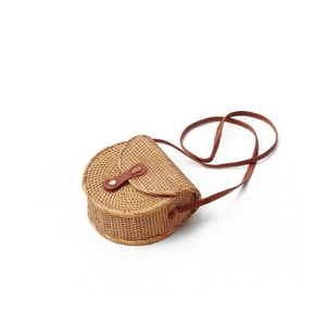 BEST SELLER Eco Friendly Fashionable Rattan Handbag High Quality Trending Sustainable Large Capacity Woven Summer Beach Bag - Product Image 1