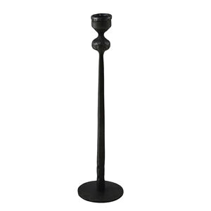 Porte-bougie artisanal en fer forgé au look antique haut de gamme pour une décoration luxueuse dans le salon ou les entrées. - Product Image 3