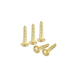Vis en laiton de qualité supérieure, filetées avec précision, antirouille, pour le bois, le métal et les applications générales - Product Image 4