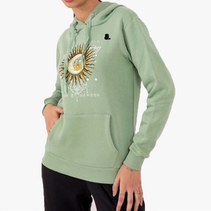 Nouveau sweat à capuche zippé personnalisé imprimé et teint pour femme, style vintage, coupe oversize, en coton, décontracté, hiver, respirant, écologique - Product Image 3