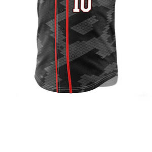 Hot Sale Blank Plain Baseball Jerseys Custom Polyester <b>Mesh</b> Breathable Wholesale Sportswear Baseball Jersey for Men - Product Image 6