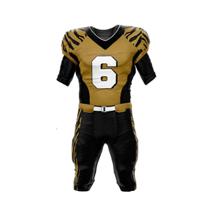 Nouvel uniforme de football américain personnalisé, design unique, manches courtes, fabriqué en usine. - Product Image 1