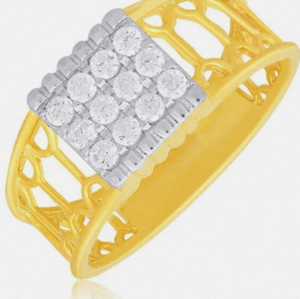 ขายส่งแหวนผู้ชายสุดหรู แหวนหมั้น แหวนแต่งงาน เพชรโมอิสซาไนต์ 1 กะรัต แหวนทอง 9k สำหรับส่งออก - Product Image 3