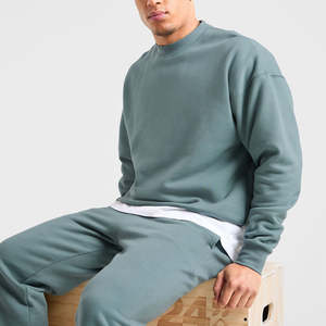 Suéter Personalizado con Logotipo para Hombre, de Algodón y Poliéster, Cuello Redondo, Estilo Informal, de Secado Rápido, Transpirable, Talla Grande, Color Liso, para Otoño - Product Image 3