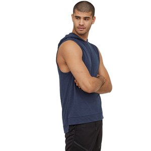 Premium Urban <b>Sleeveless</b> <b>Hoodie</b> Oversized Fit High Quality Cotton Fabric Factory Direct Supplier <b>Sleeveless</b> <b>Hoodie</b> - Product Image 1