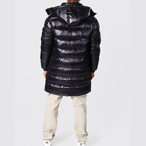 Vestes et manteaux pour hommes de haute qualité personnalisés, nouveau design, style tendance, couleur unie, manteau chaud en duvet, veste matelassée pour hommes - Product Image 3