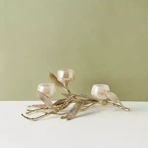 Support de Bougie Chauffe-Plat en Verre et Métal Premium - Résistant à la Chaleur, Écologique, Décoration d'Intérieur pour Noël, Équilibre entre Robustesse et Raffinement - Product Image 6