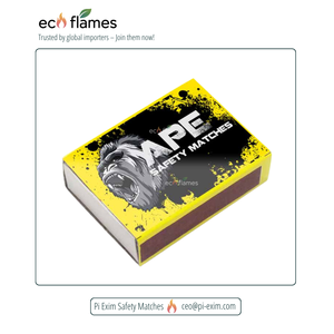 Boîtes d'allumettes en bois de sécurité 'Matti' de qualité indienne avec carton fabriquées à la main en Inde - Product Image 5