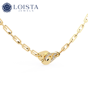 Boucles d'oreilles de luxe LOISTA pour femmes, plaquées argent 18 carats, avec diamants de laboratoire taille brillant rond, certifiés IGI, pour un usage quotidien - Product Image 1