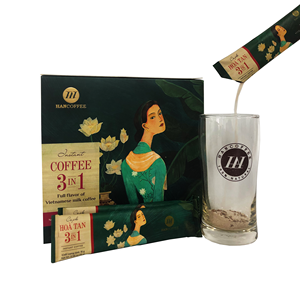 Café instantané 3-en-1 premium lyophilisé 13% + Lait en poudre + Sucre - Bon prix direct usine - Marque privée - Product Image 1