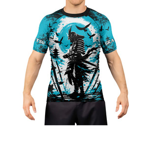 Camiseta de compresión de manga corta para hombre, servicio OEM ODM, camiseta de compresión de manga larga para fitness masculino - Product Image 1