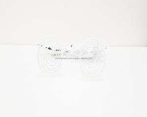 Décorations de noël fer frais festif arbre de noël décor de table argent plaqué finition noël - Product Image 6