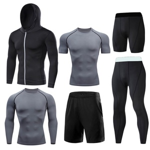<b>Men</b>’s <b>Compression</b> Wear Set Professional Sports <b>Compression</b> Outfit <b>for</b> <b>Men</b> Designed <b>for</b> Muscle Support Blood Circulation - Product Image 6
