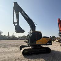Excavatrice Hyundai 220-9S de 22 tonnes, R220LC-9s, excavatrice Hyundai d'occasion, 220, originale Corée, excavatrice hydraulique sur chenilles pour la construction