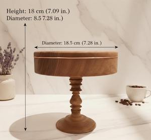 Soporte para pasteles especial para Eid, bandeja para postres, bandeja para servir, estilo rústico vintage, artesanía hecha a mano, utensilios de cocina, centro de mesa para comedor - Product Image 6