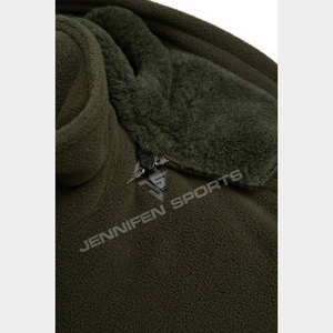 Chaqueta Clásica para Hombre, Ropa de Caza Hecha a Medida, Verde, 100% Forro Polar, con Múltiples Bolsillos - Product Image 4