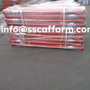 Apuntalamiento Accesorios ajustables Jack andamio prop Jack material galvanizado de acero para construcción Tuerca de copa fundida - Product Image 2