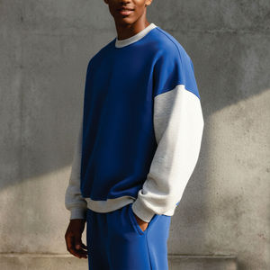 Sudadera con Capucha para Hombre, Talla Grande, Cuello Redondo, 100% Algodón, 500 GSM, Sudadera Transpirable con Bordado Personalizado - Product Image 3