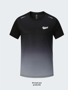 Ensemble d'entraînement de basketball 2-en-1 pour homme : T-shirt à manches longues en soie glacée respirante et séchage rapide avec short à taille élastique - Product Image 3