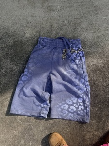 Custom Logo Baggy Sweat Shorts High Quality Wholesale Fleece Bottoms With Washed <b>Animal</b> <b>Pattern</b> Effect - Product Image 2