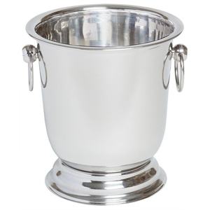 Cubo de Hielo de Acero Inoxidable Martillado, Diseño Redondo, Hecho a Mano, Elegante Enfriador de Bebidas para Fiestas, Enfriador de Botellas de Champán para Hoteles y Restaurantes - Product Image 2