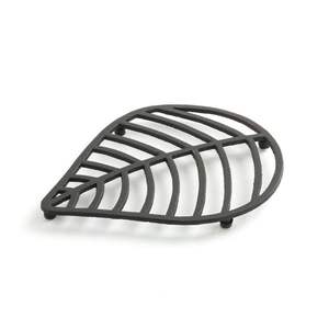 Sous-plat en métal en forme de feuille, en aluminium, finition antique argentée, résistant à la chaleur, support pour plats chauds, en promotion - Product Image 1