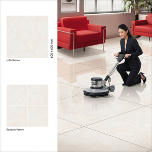 Carreaux de sol en porcelaine rectifiée brillante Vistaar Listello Brown Digital 600x600mm, qualité export, carrelage céramique - Product Image 4
