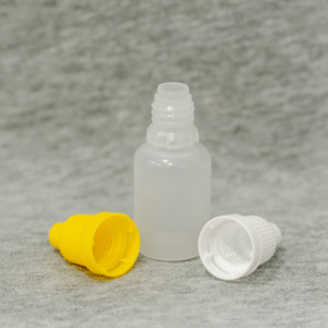 Bouteille cylindrique en plastique PP blanc, emballage durable avec bouchon à vis pour usage cosmétique, 3-20 ml, légère - Product Image 1