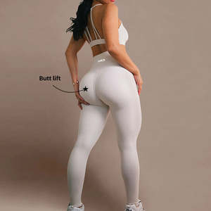 Ensemble de sport 3 pièces pour femme à séchage rapide, respirant et uni, comprenant un legging, une veste de compression et un soutien-gorge de sport, idéal pour le yoga et la gym - Product Image 2