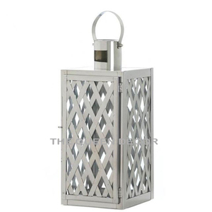 Antique <b>Brass</b> Finish <b>Lantern</b> With Tempered Clear Glass Candle <b>Lantern</b> And Heat Resistant Home Decoration At Best Price Available - Product Image 4